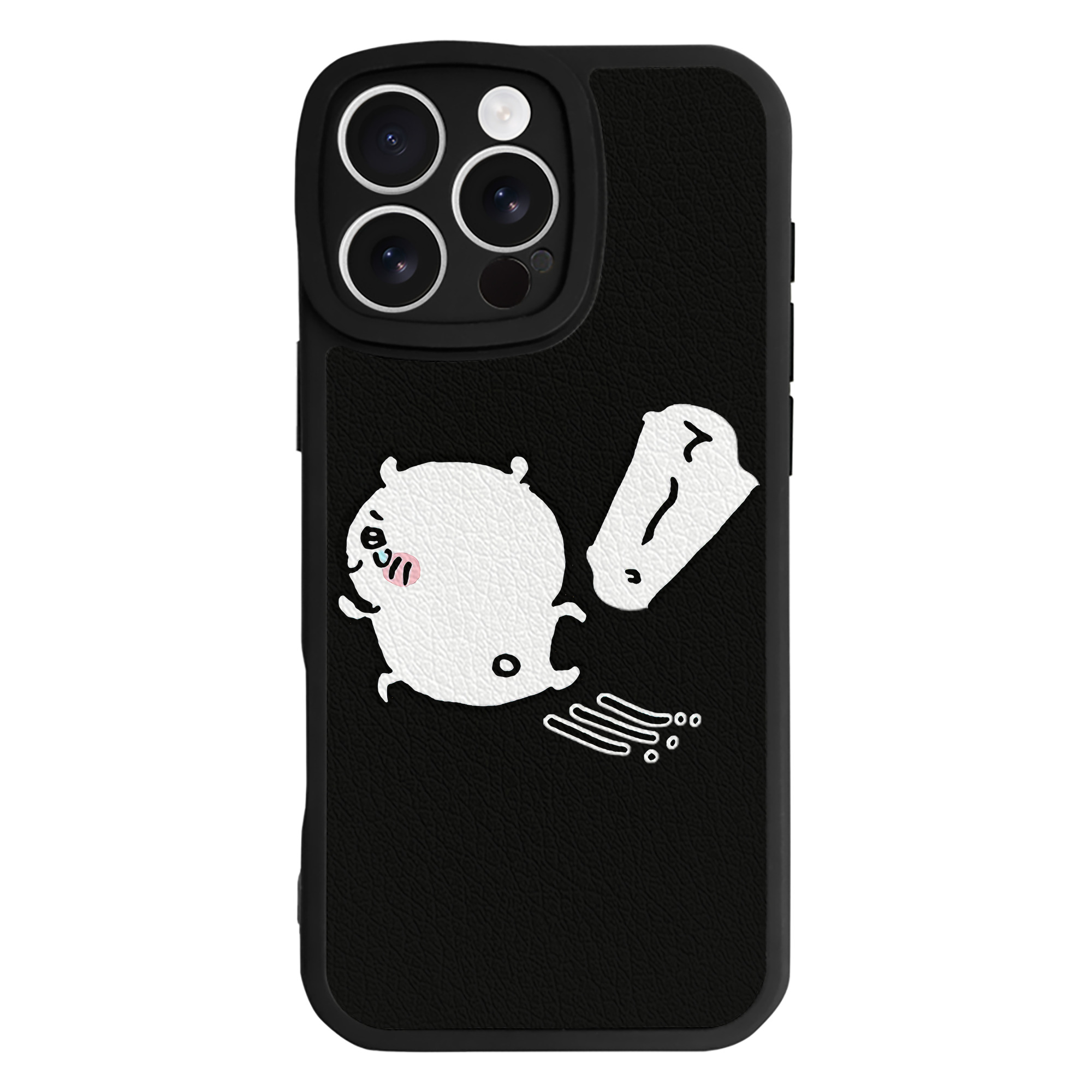 （画像用） ちいかわ ちいかわ Chii-kawa chiikawa 【iPhone 16シリーズ対応】シリコンスマホケース（レザー調） 材質：シリコン